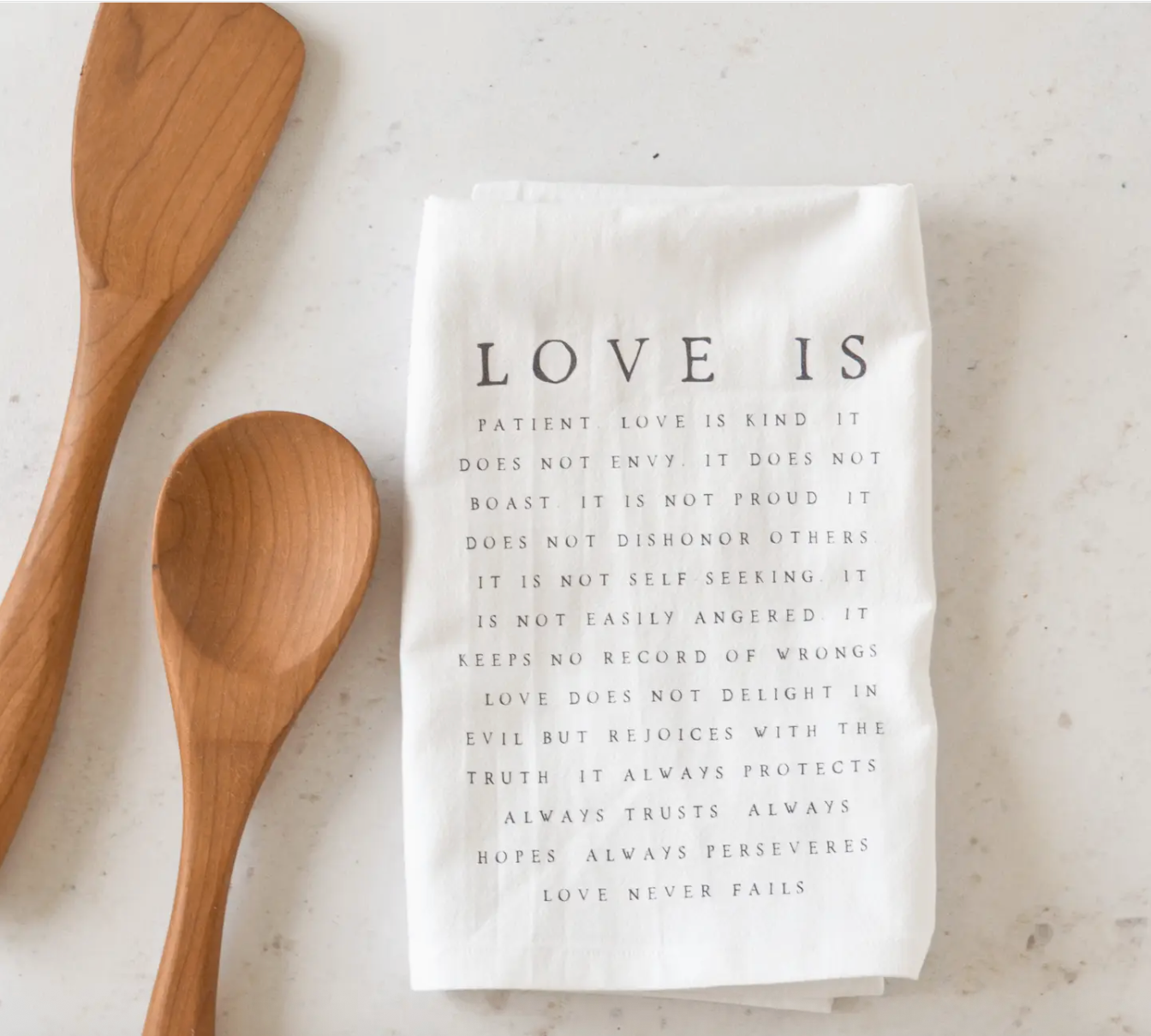 1 Corinthians 13 Tea Towel