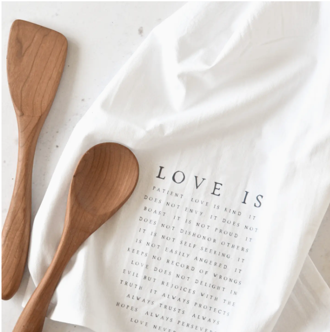 1 Corinthians 13 Tea Towel